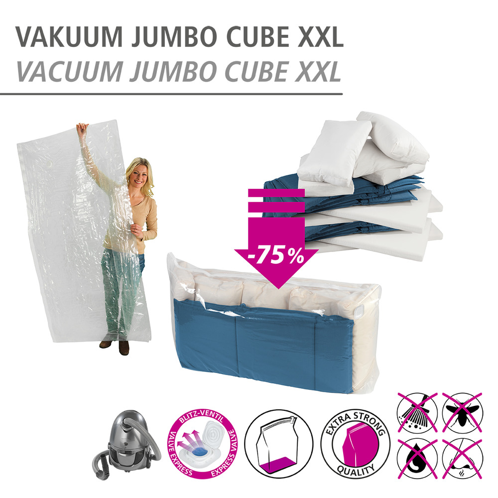 Sac sous-vide Jumbo Cube XXL  180 x 90 x 50 cm