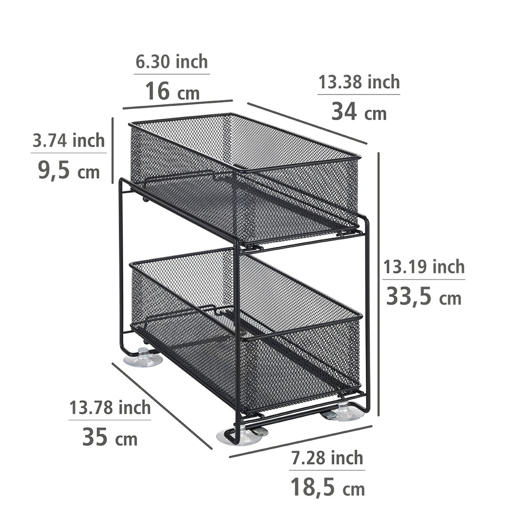 Étagère Gioma  avec 2 étages