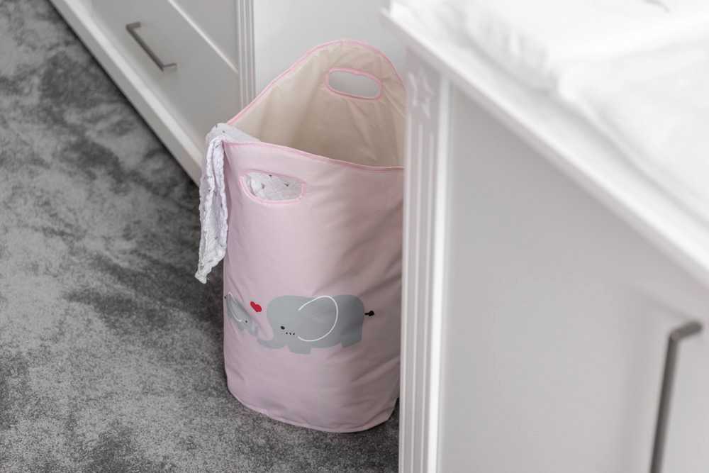 Panier à linge Kids Elli  Corbeille à linge, 24 l, rose