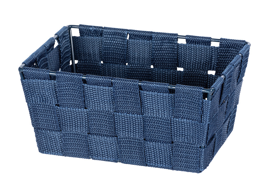 Panier de rangement Adria Mini long bleu foncé  rectangulaire