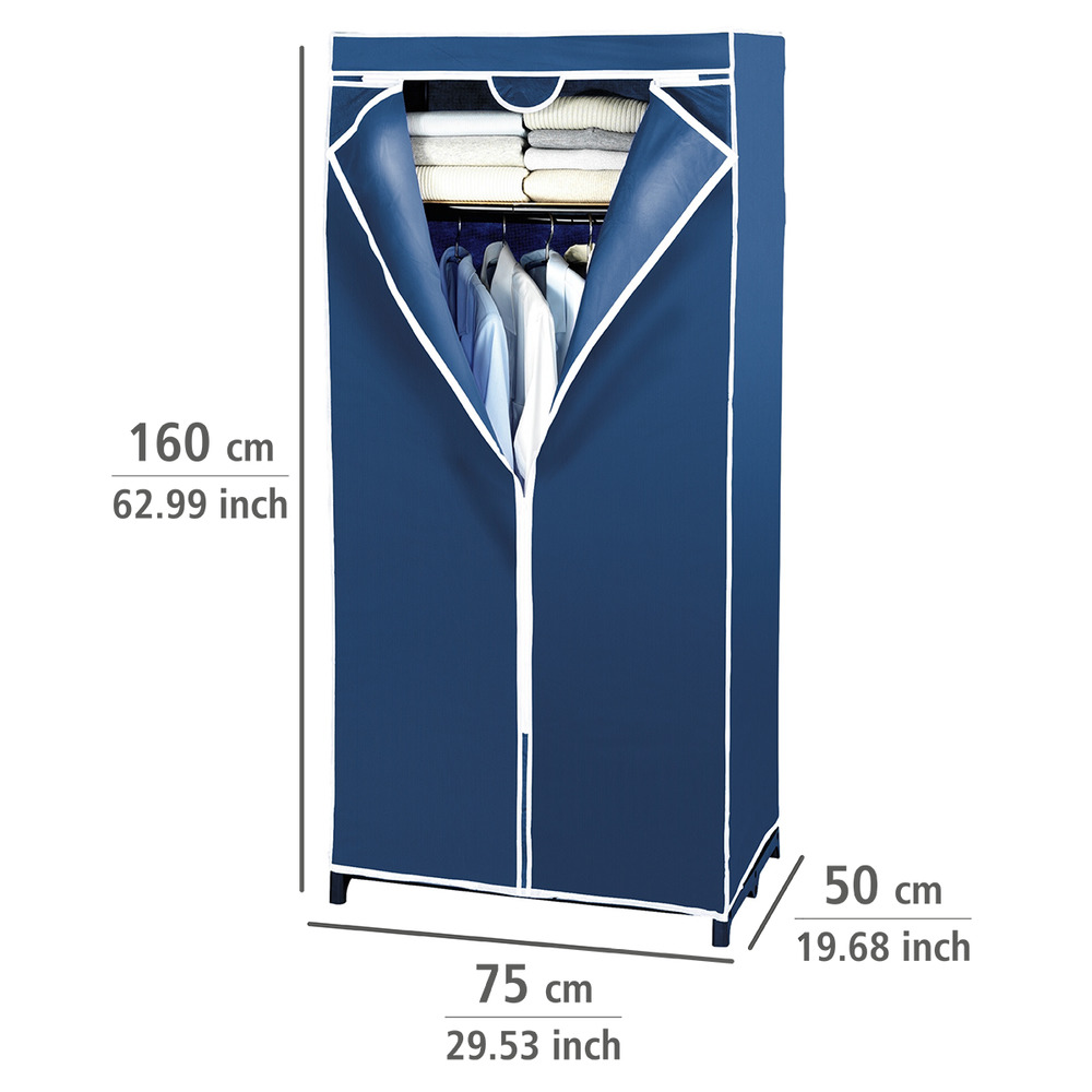 Armoire-penderie avec étagère Air  75 x 160 x 50 cm