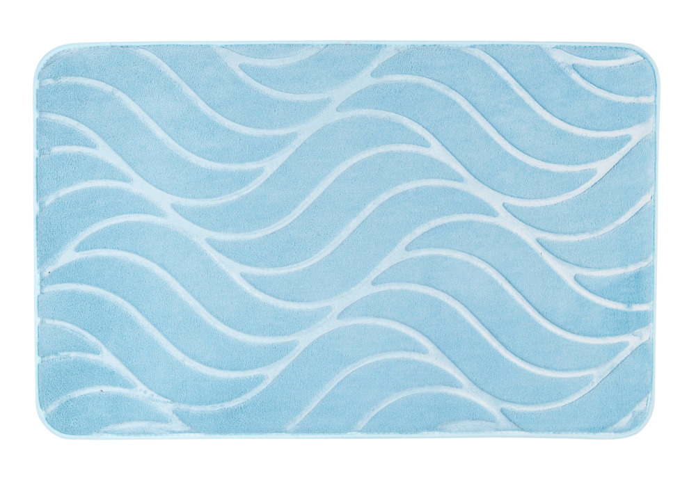 Tapis de bain Memory Tropic Turquoise  50 x 80 cm