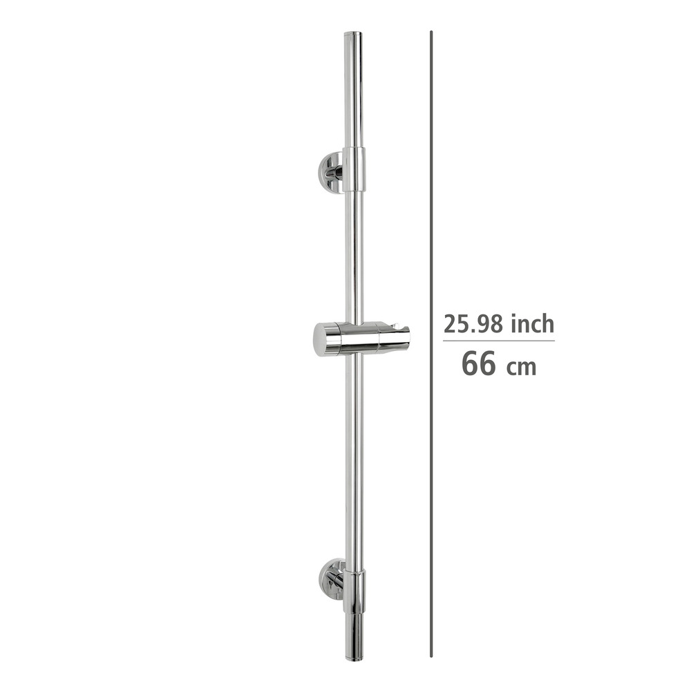 Barre de douche Basic chrome  66 cm