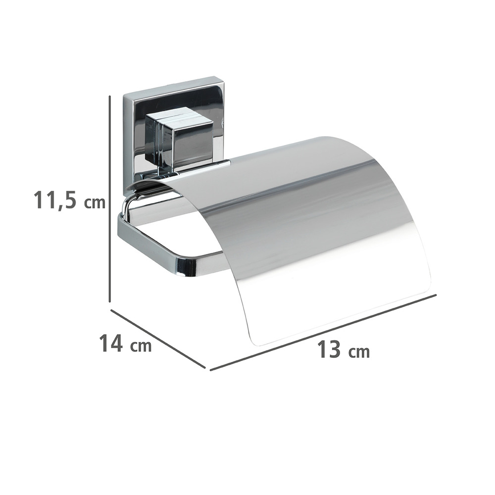 Vacuum-Loc® dérouleur de papier WC avec couvercle en acier inox Quadro  fixer sans percer