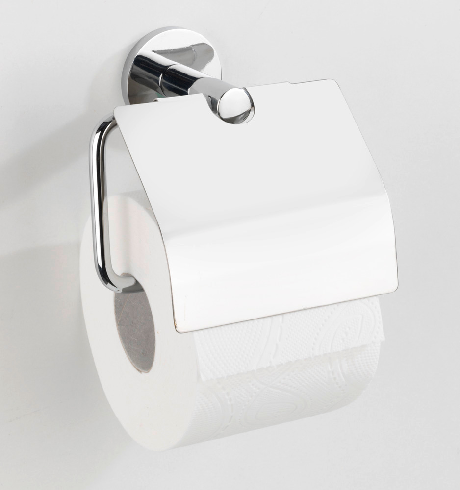 UV-Loc® Porte papier toilette avec abattant Isera  Fixation sans percer grâce à un système adhésif innovant