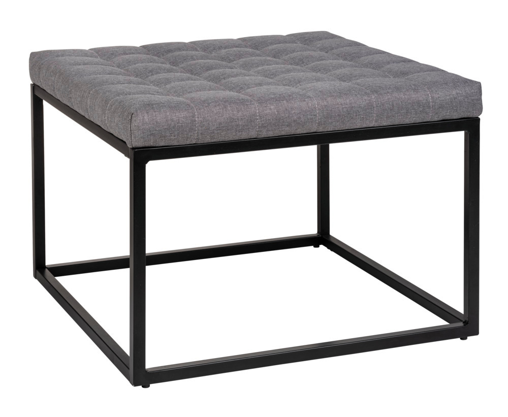 Tabouret avec coussin Amandola  59 x 45,5 x 59 cm, charge maximale 120 kg