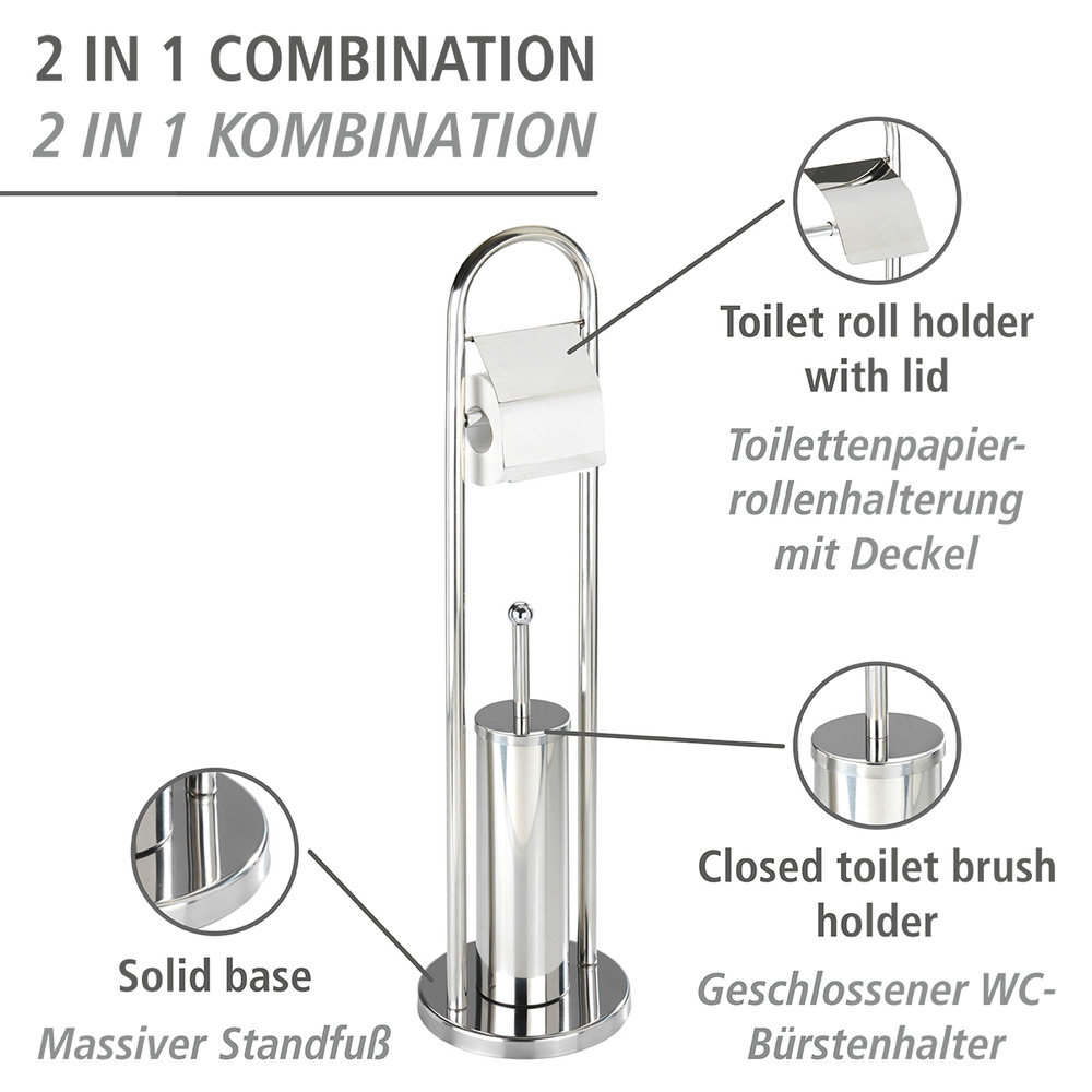 Combiné WC exclusif Vasto  inoxydable