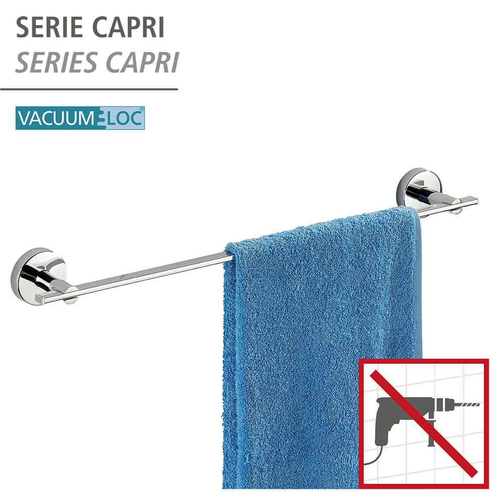 Vacuum-Loc® barre porte-serviettes Uno Capri  fixer sans percer