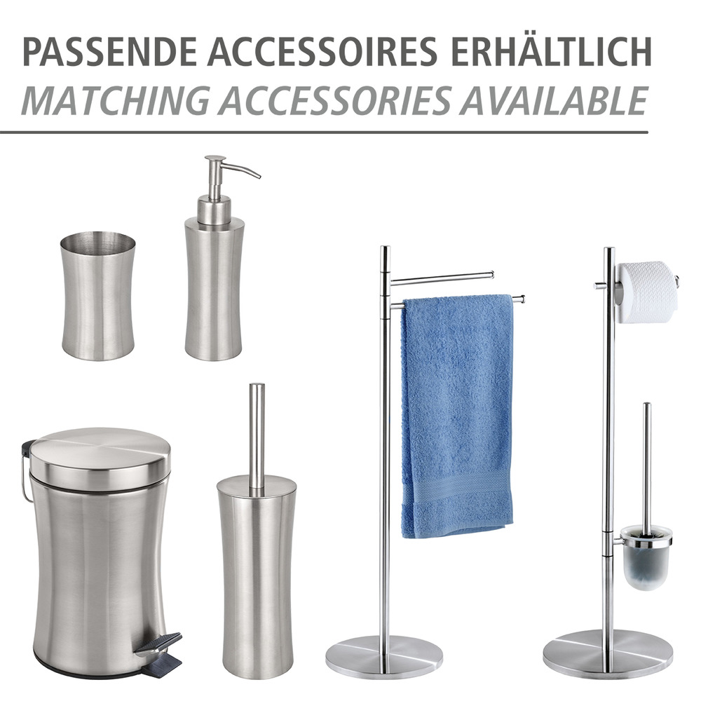 Combiné WC Pieno mat  acier inox