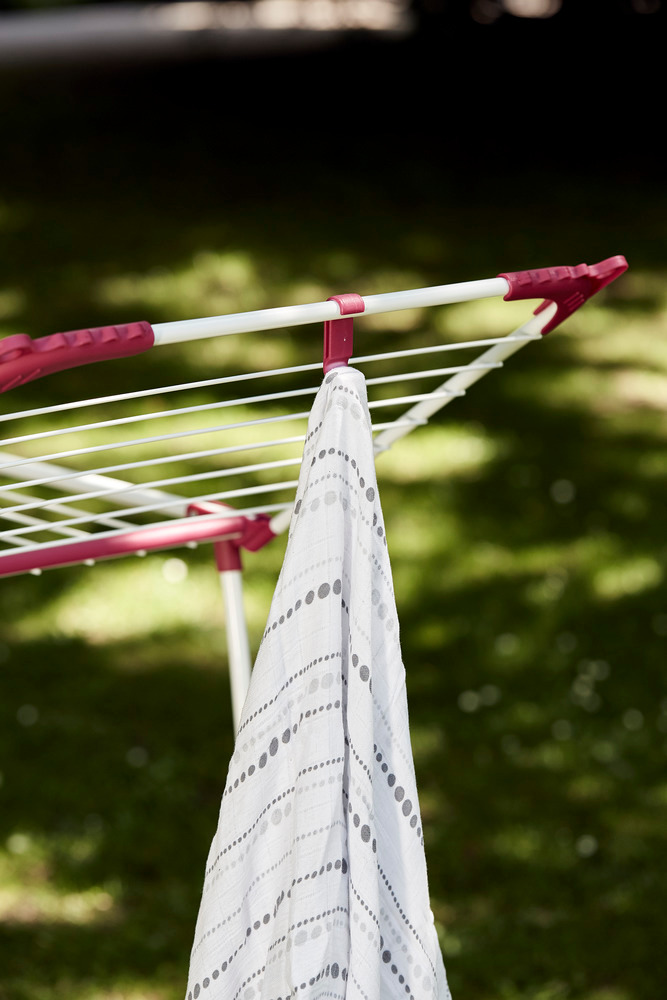 Etendoir linge, séchoir à linge pliable, Summer Dry, longueur d'étendoir 13m  13 m de longueur sèche