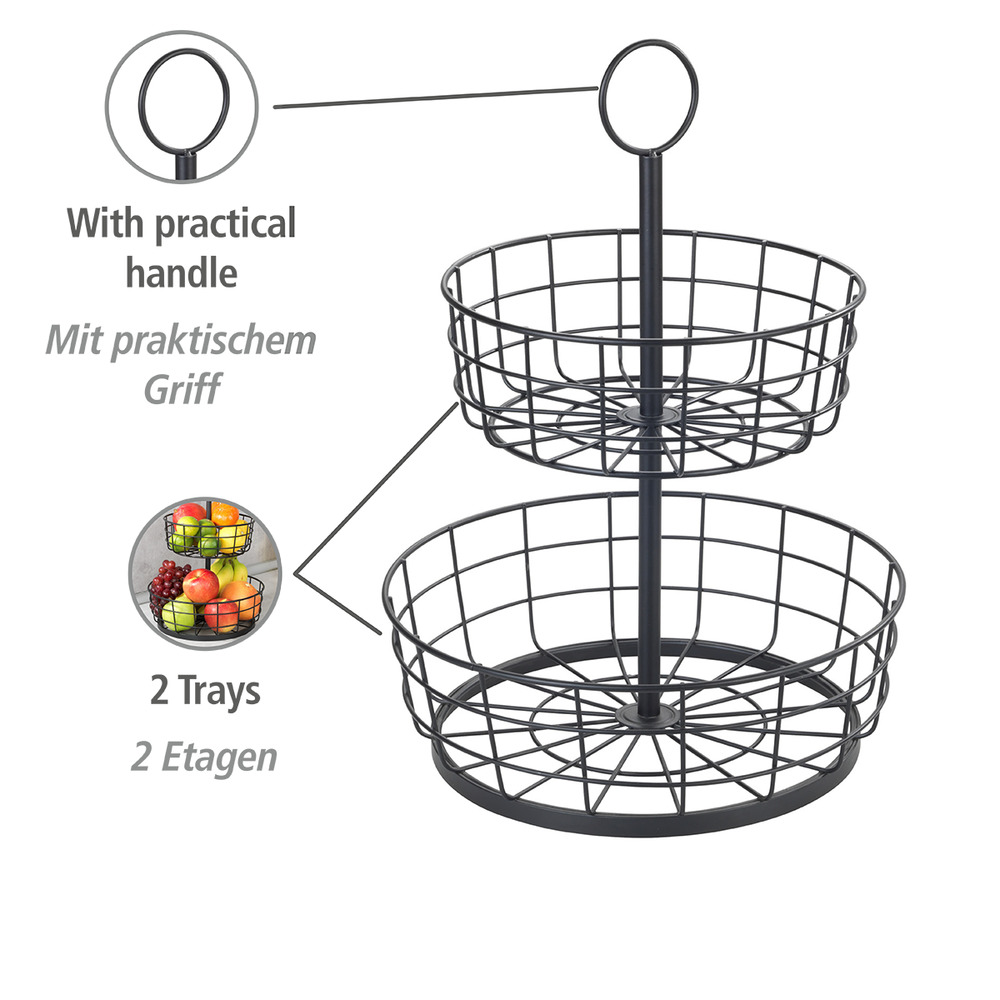 Étagère multi-paniers  2 étages