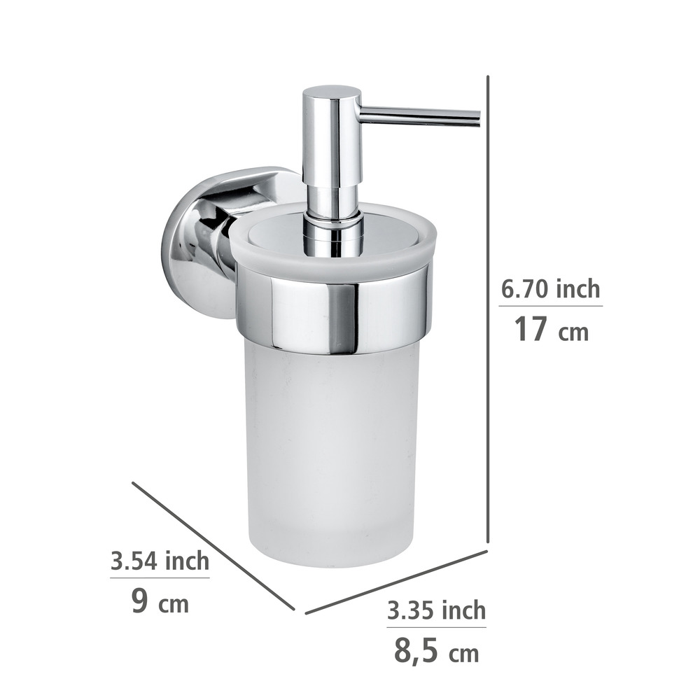 UV-Loc® Distributeur de savon Maribor  Fixation sans percer grâce à un système adhésif innovant