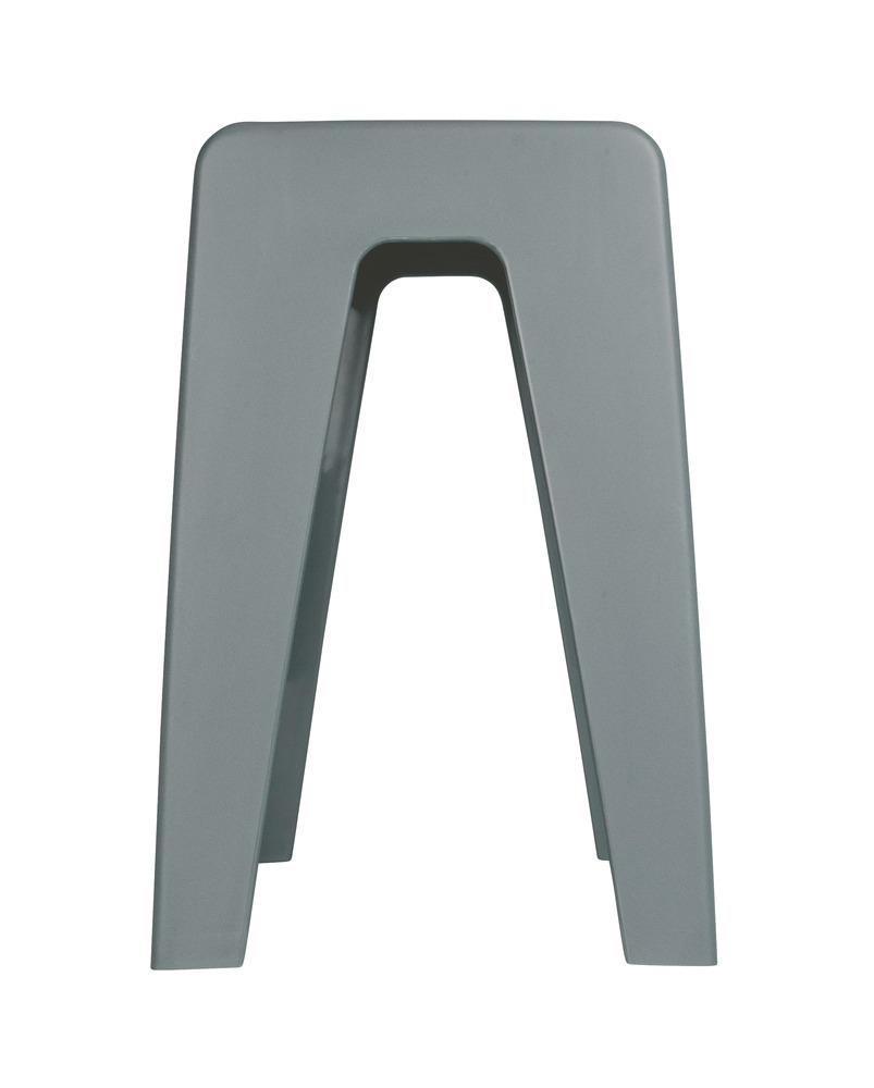 Tabouret pour salle de bain Kumba gris  plastique