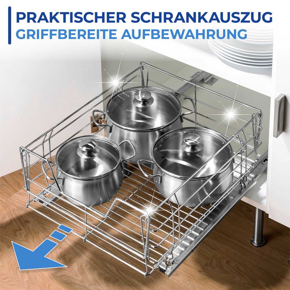 WENKO Range Couvert tiroir, rangement couverts tiroir cuisine 5  compartiments, Plastique, 23x32.5x4.5 cm, transparent - gris