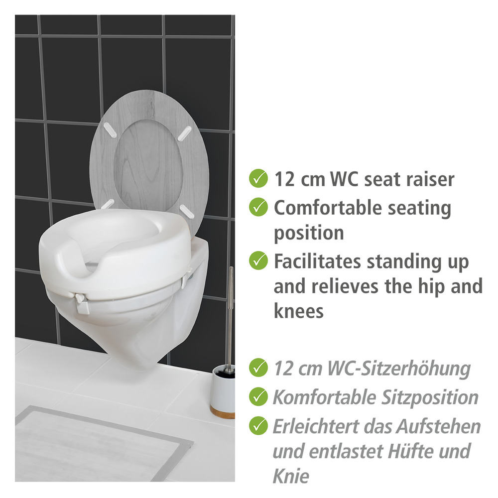 Abattant WC - Secura - Réhausseur - Easy-Close WENKO