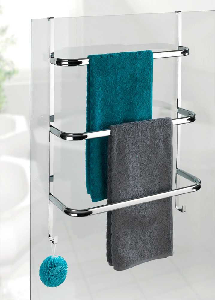 Aothpher salle de bain chrome poli porte-serviettes porte-serviettes 