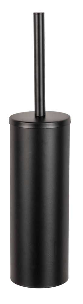 WENKO Brosse wc silicone de rechange, tête brosse WC noire avec manche  acier inox, silicone, Ø 8x35 cm, noir - chromé