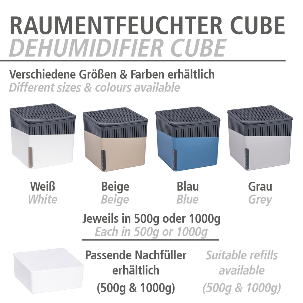 Wenko Recharge Orange pour déshumidificateur Cube 500 g