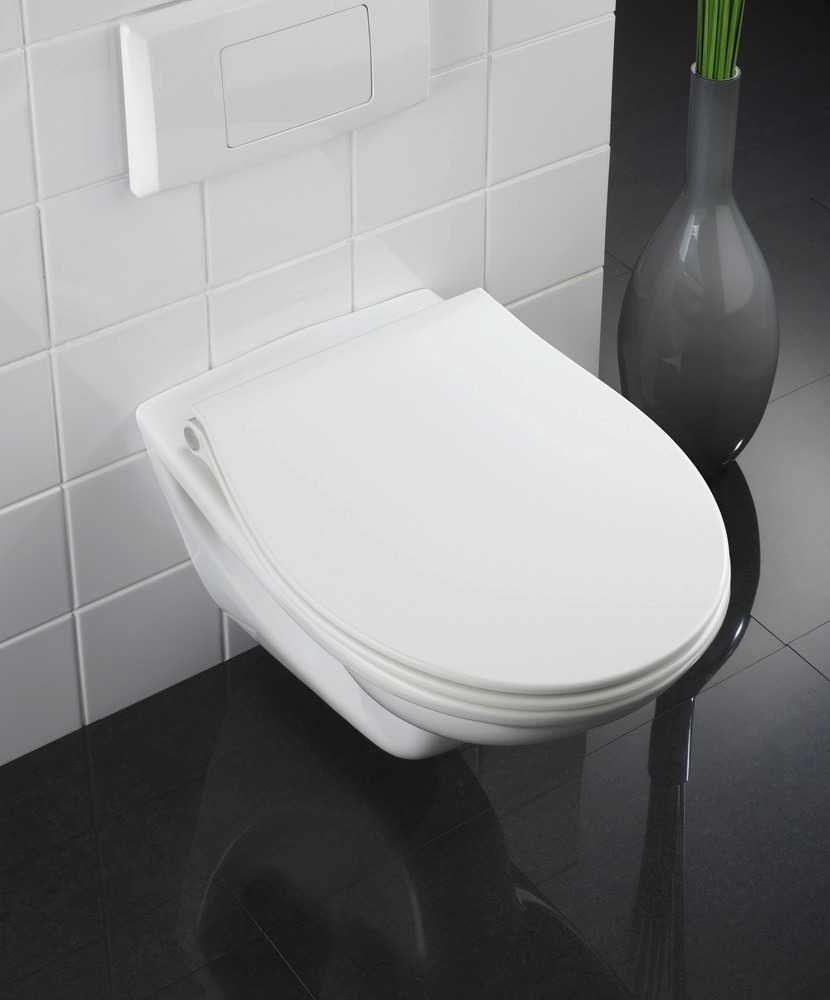WENKO Abattant WC avec frein de chute Samos, abattant WC clipsable